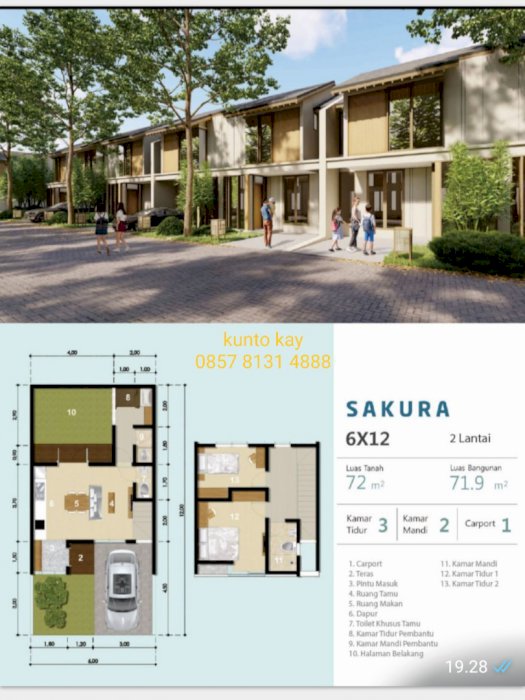 Rumah Springhill Yume Lagoon serpong