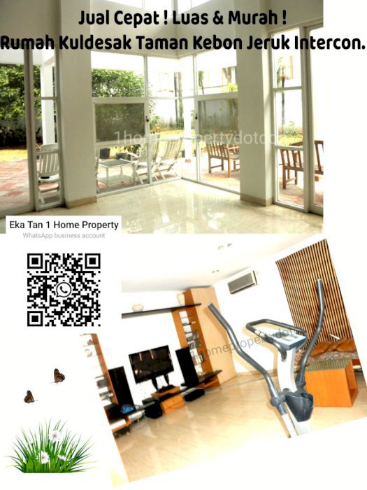 Kebon Jeruk Intercon : Rumah Kuldesak Mewah Dijual