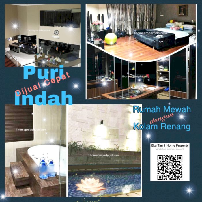 PURI INDAH : RUMAH MEWAH SWIMMING POOL & FITNESS ROOM