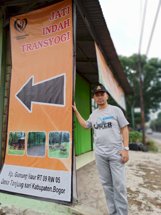 Jual tanah kavling murah di pinggir jalan transyogi bonus pohon jati