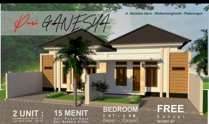 RUMAH LOKASI EXCLUSIVE, HARGA PAS DI KANTONG
