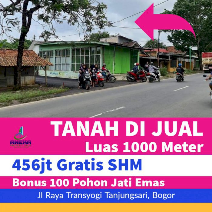 JUAL TANAH PINGGIR JALAN PROPINSI SURAT SHM