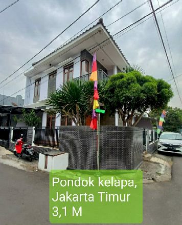 Rumah siap huni bebas banjir di pondok kelapa Jakarta Timur