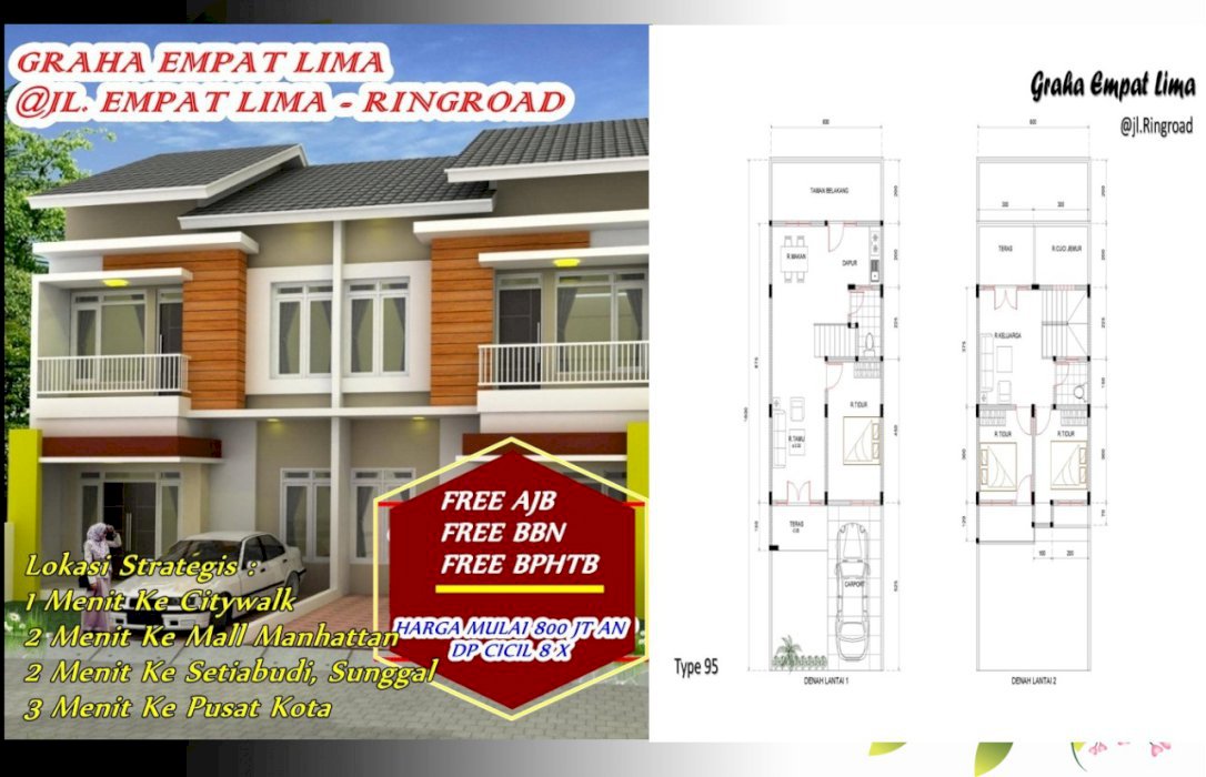 Promo Free Biaya AJB, BBN & BPHTB DP cicil 8 X