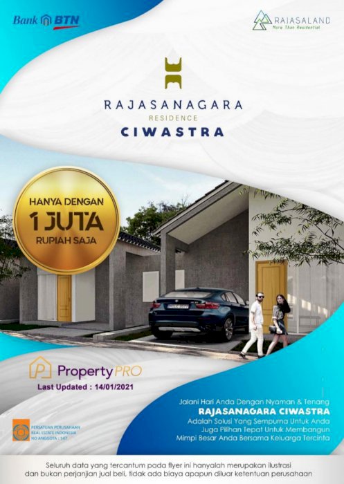 Rumah Bandung UM 1 Juta saja bagus utk investasi