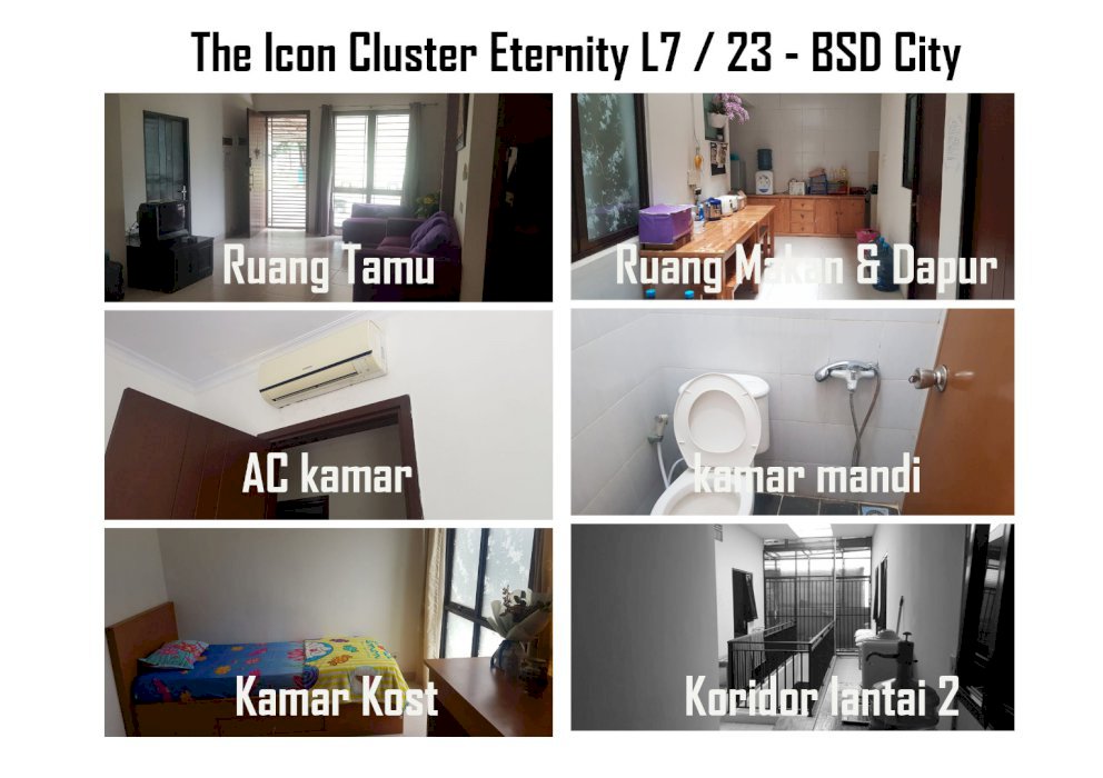 THE ICON CLUSTER ETERNITY L7 / 23 â€“ BSD CITY  .  B.U , HARGA DIBAWAH PASAR