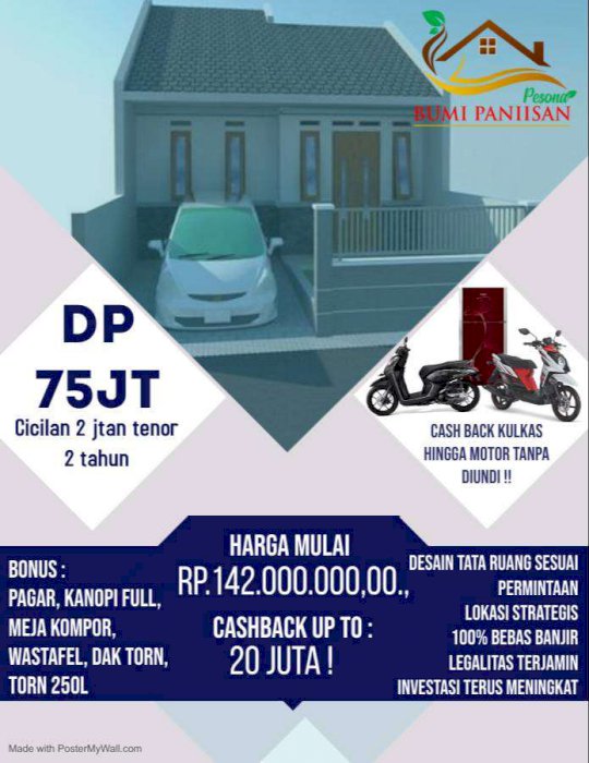 Rumah murah dibandung selatan sudah fullspek kualitas terjamin