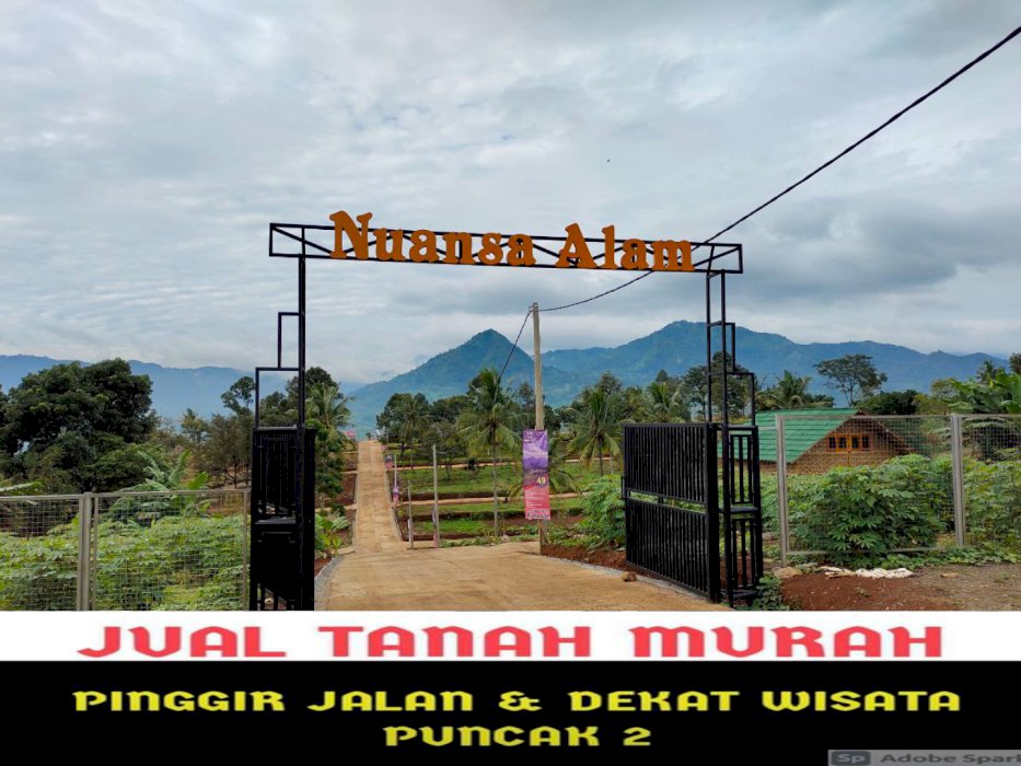 KAVLING TANAH MURAH DIJUAL CEPAT NUANSA ALAM FREE SURAT2X BALIK NAMA