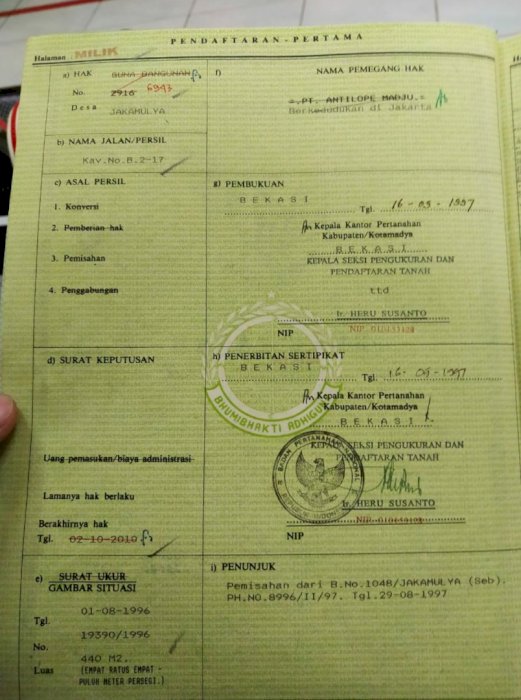 Tanah super murah BU di Taman permata Cikunir,Jakamulya,Bekasi selatan