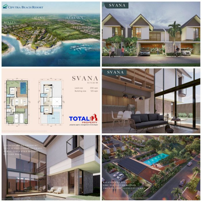 DIJUAL cluster baru di perumahan elite Ciputra Beach Resort @ Tabanan