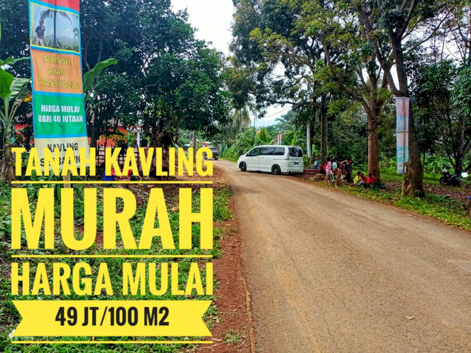 TANAH KAVLING NUANSA PEGUNUNGAN  CUMA 90 MENIT DARI CIBUBUR