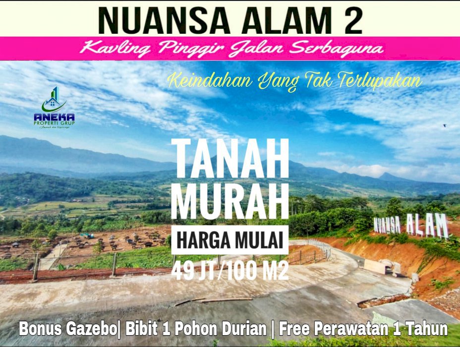 BEST SELLER TANAH KAVLING MURAH NUANSA PEGUNUNGAN BOGOR