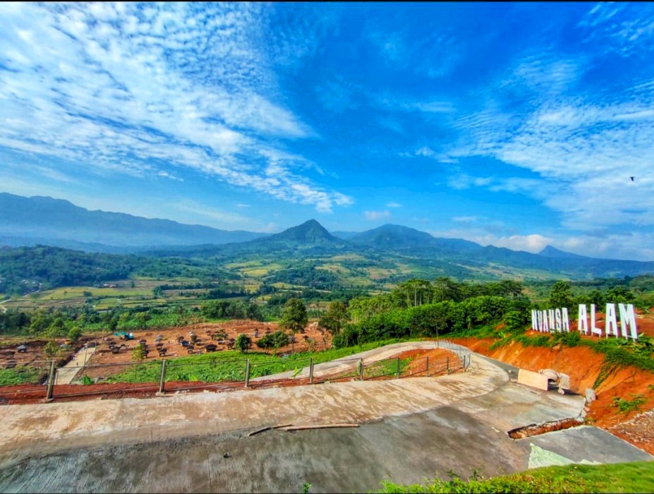 TANAH KAVLING BEST VIEW NUANSA PEGUNUNGAN JALAN LEBAR COR BETON