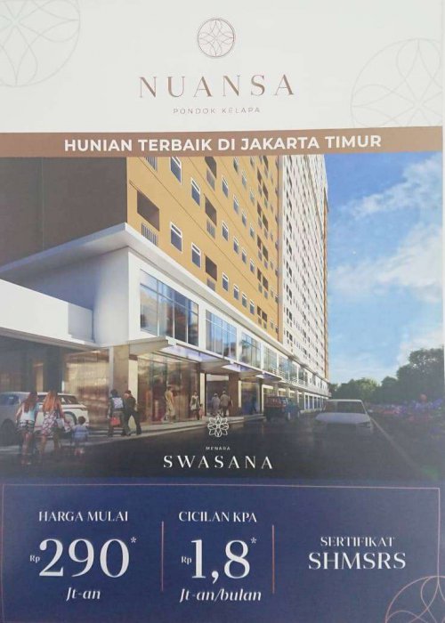Apartement Termurah Di Jakarta - Timur Harga Mulai 290jtaan.