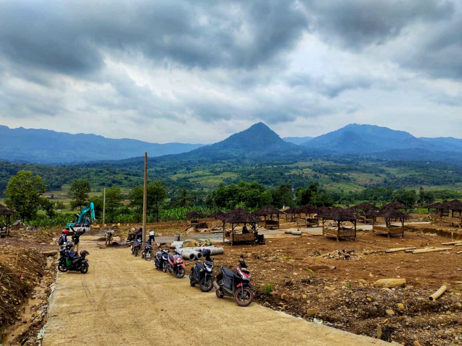 TANAH MURAH PINGGIR JALAN STRATEGIS JALUR PUNCAK 2 NUANSA ALAM