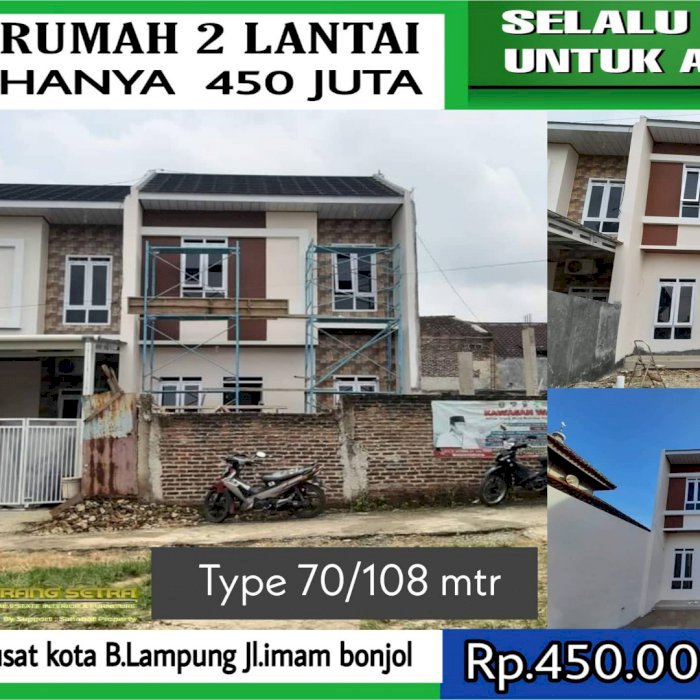 Rumah murah 2 lantai cuma 450jt