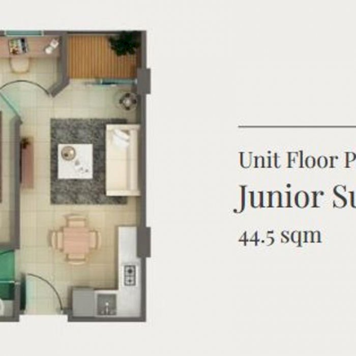 Apartemen Junior Suite Golf View di Timur Jakarta