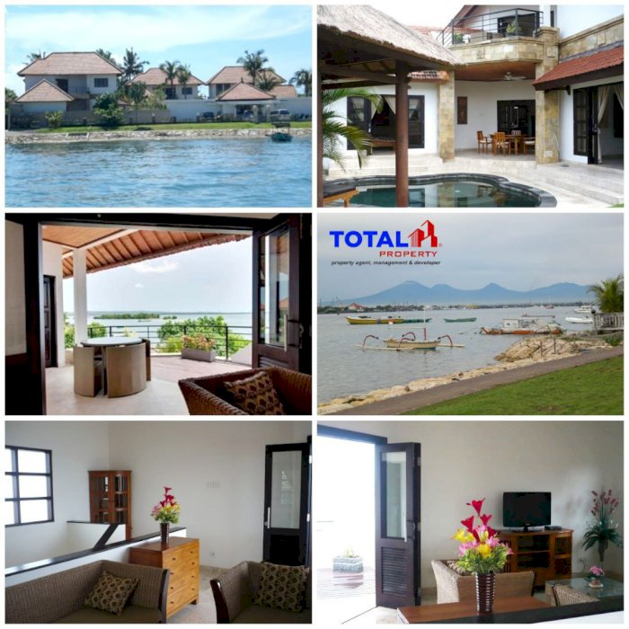 DIJUAL Villa Tepi Pantai Tanjung Benoa, beachfront jarang ada