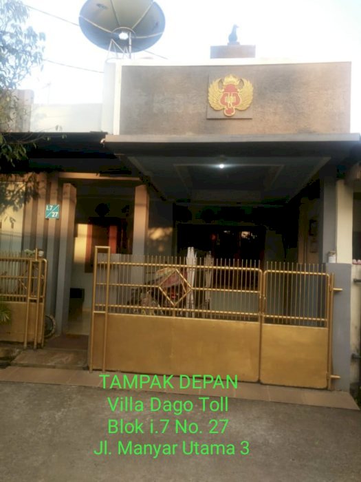 Dijual  Cepat Rumah di Perumahan Villa Dago Tol , Ciputat ,Tangerang Selatan