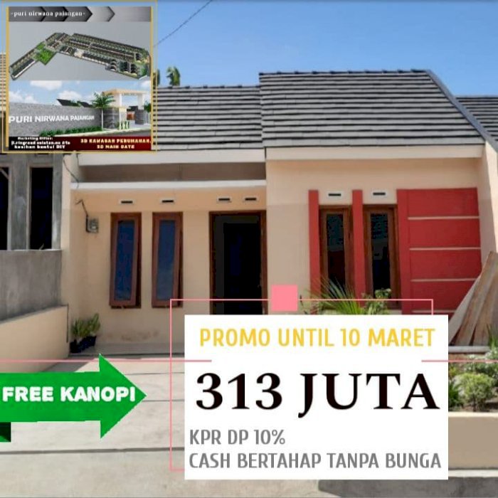 PROMO FREE KANOPI TIPE 45/78 HARGA 313 JUTA