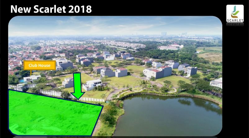 Kavling Scarlet dekat Danau Grisea Sumarecon Serpong