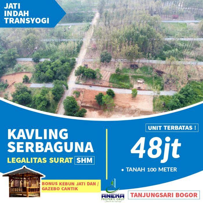 JUAL TANAH SHM BISA DIBANGUN BONUS POHON JATI PINGGIR JALAN PROVINSI