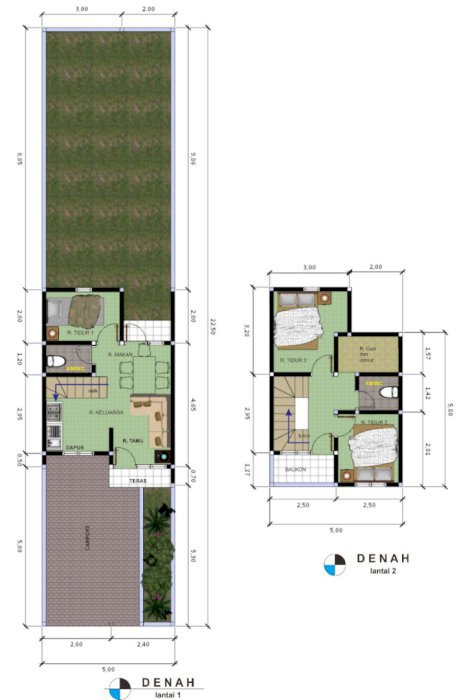 Rumah 2 Lantai Luas TAnah 112 M/2 Dalam Komplek 3 Mnt Ke MCD Serpong