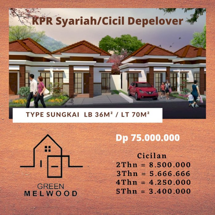 Rumah Mewah tanpa id Bi 200Jtn di Parung