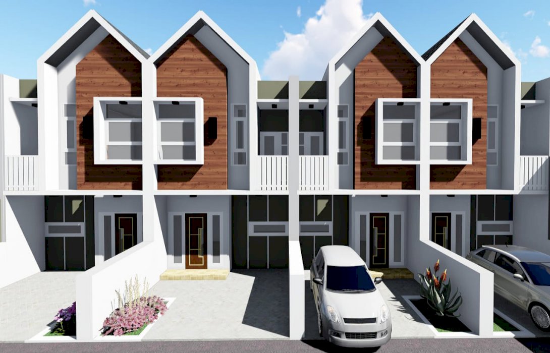 Rumah 2lantai 890juta cicilan flat sampai lunas di cipayung