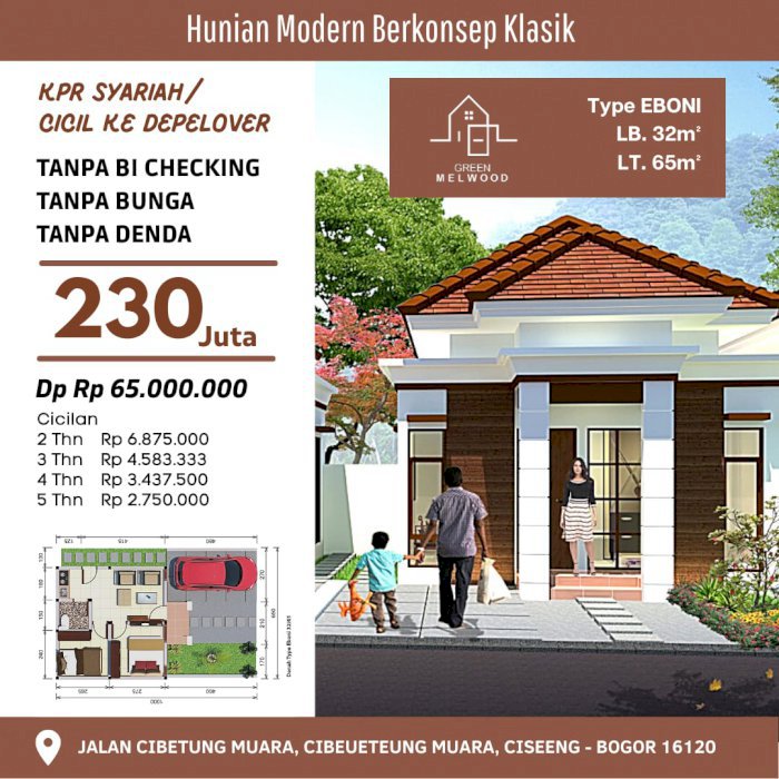 rumah mewah murah tanpa cek id bi ceking