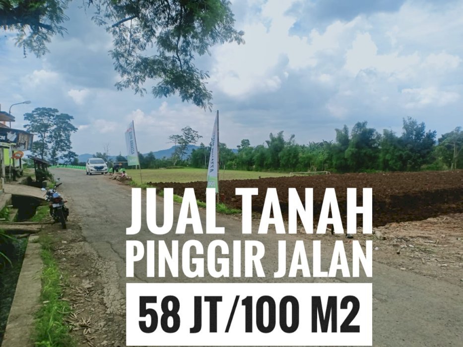 DIJUAL TANAH KAVLING PINGGIR JALAN DEKAT CURUQ CIPAMINGKIS
