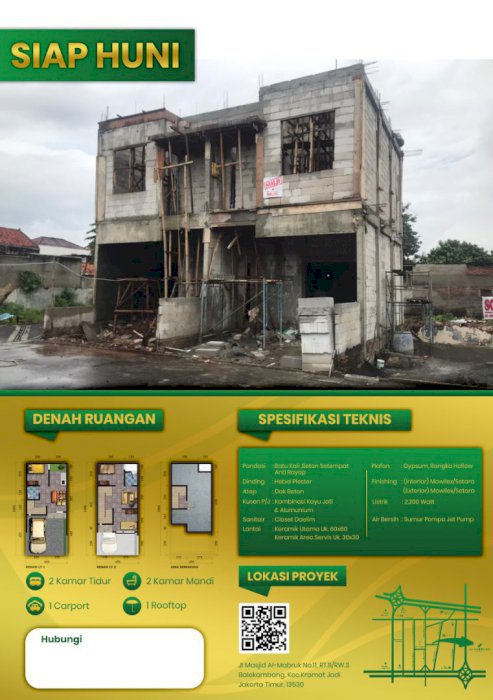 2 Orang Saja Free Furnished Di Cari Untuk Membeli Rumah 2 Tingkat Di Condet