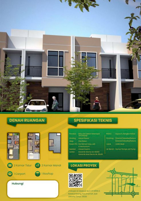 2 Unit Lagi Cluster Cepat Huni & Free Furnished Di Jaktim