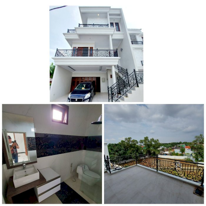 Town House 3 lantaiLokasi Terdpn Di Jagakarsa Pinggir jln Raya Utama