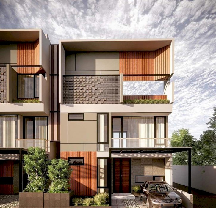 rumah disain milenial, lokasi Jagakarsa jaksel