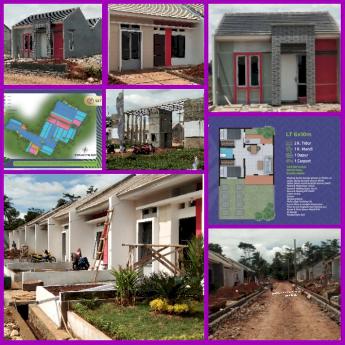 Dijual Rumah 2 KT Double Dinding Tanpa DP Citra Elok Jonggol Bogor