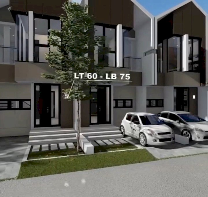 Rumah Murah 2 Lantai Cluster Exlusive Modern Tropis