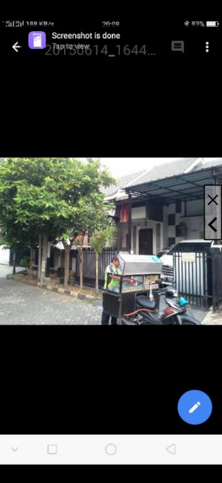 Rumah asri dan luas di Taman Cikas Galaxy