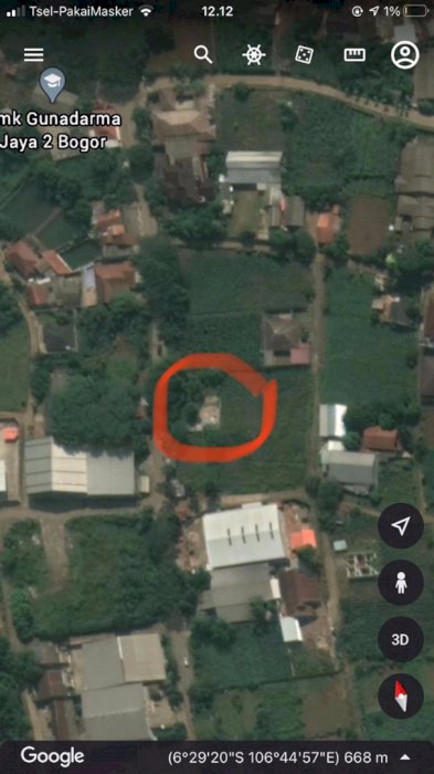 KAVLING TANAH STRATEGIS SIMPANG SEMPLAK JALUR EKONOMI BOGOR PARUNG