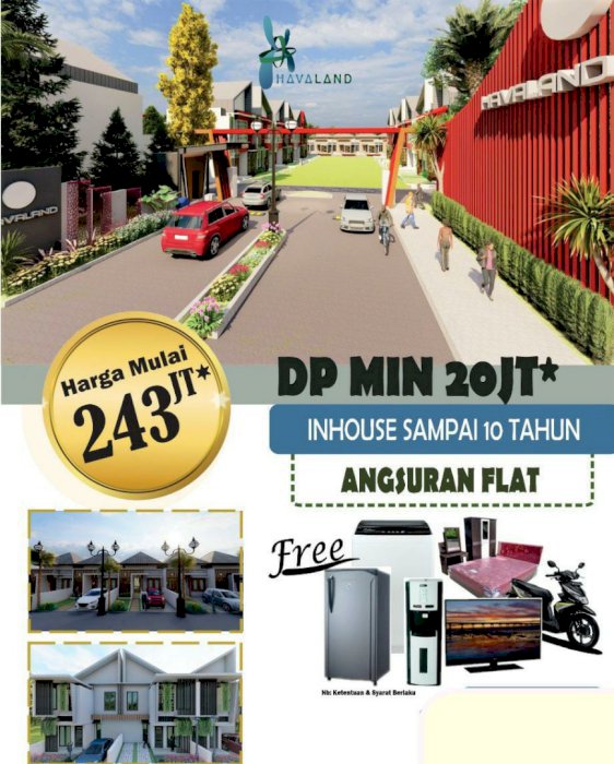 RUMAH 200 JUTAAN, IN HOUSE 10 TAHUN CICILAN FLAT. LOKASI KARANGPLOSO