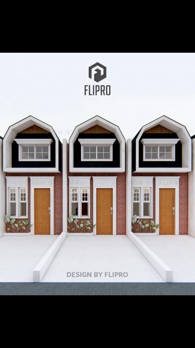 Jual Rumah konsep Eropa, mezanine, unik, minimalis & elegan 2 km ke st