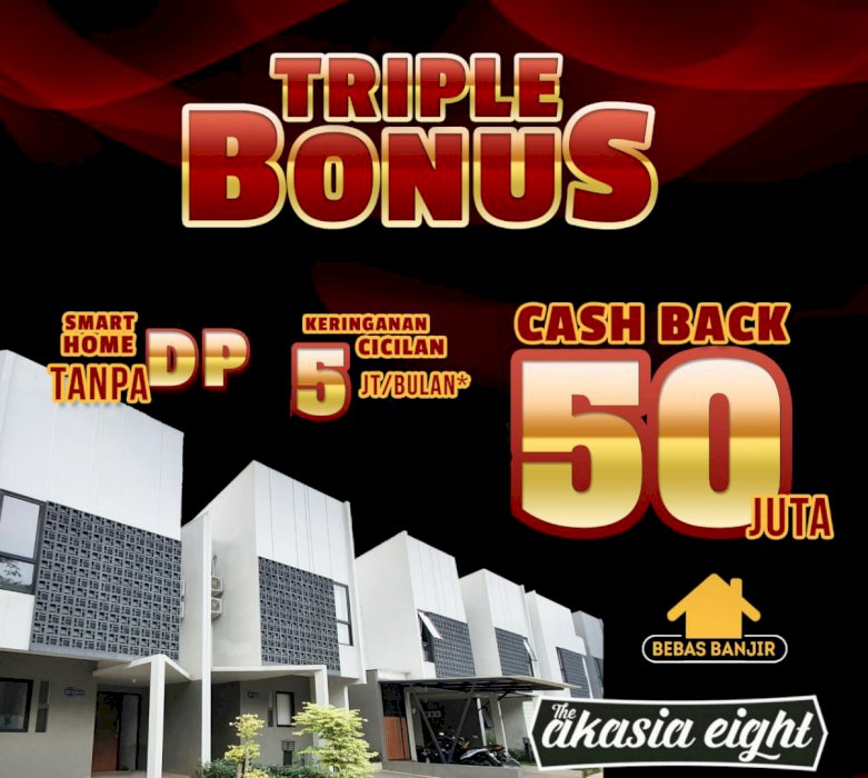 Dijual Rumah Cluster THE AKASIA EIGHT SERPONG Tangerang Selatan