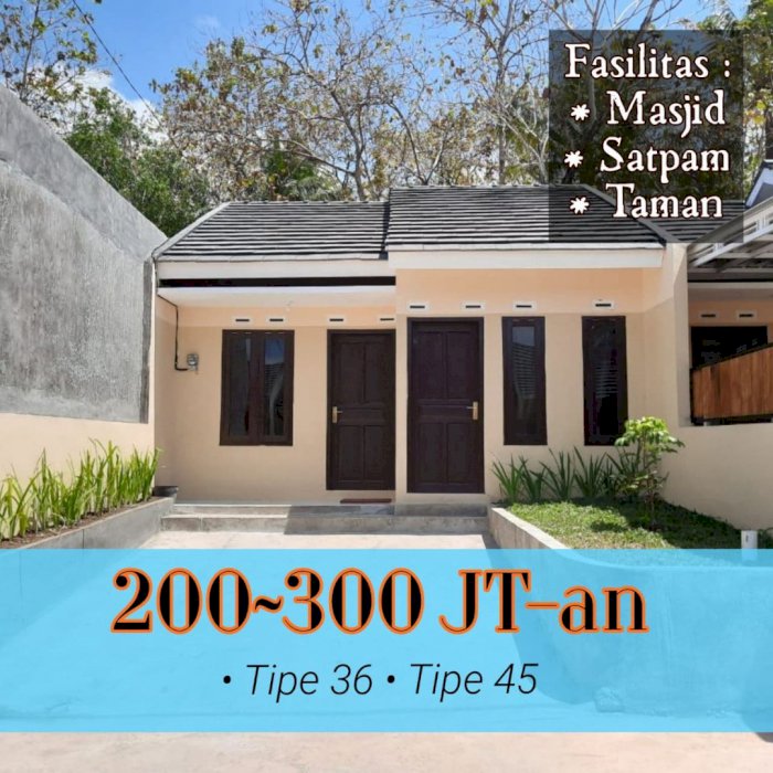 Perumahan di JOGJA, harga 200-300juta-an