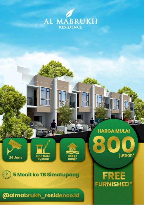 Promo Free Furnished Untuk 2 Orang Pembeli Rumah Di Condet