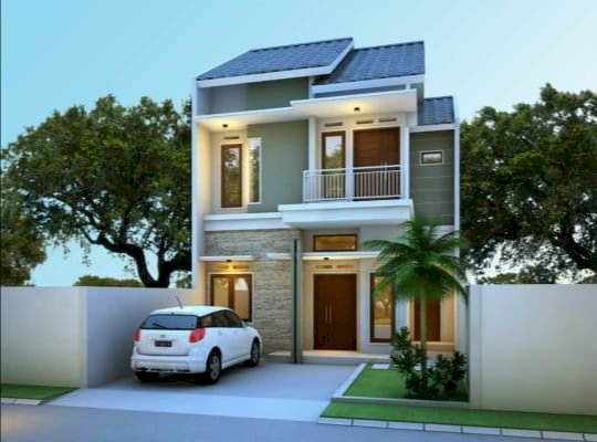 Rumah Baru  2 Lantai Desain Suka2 Promo Free Biaya2 Di Limo Cinere