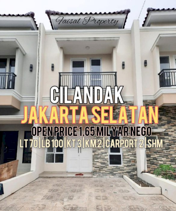 Rumah baru murah siap huni di area cilandak jakarta selatan