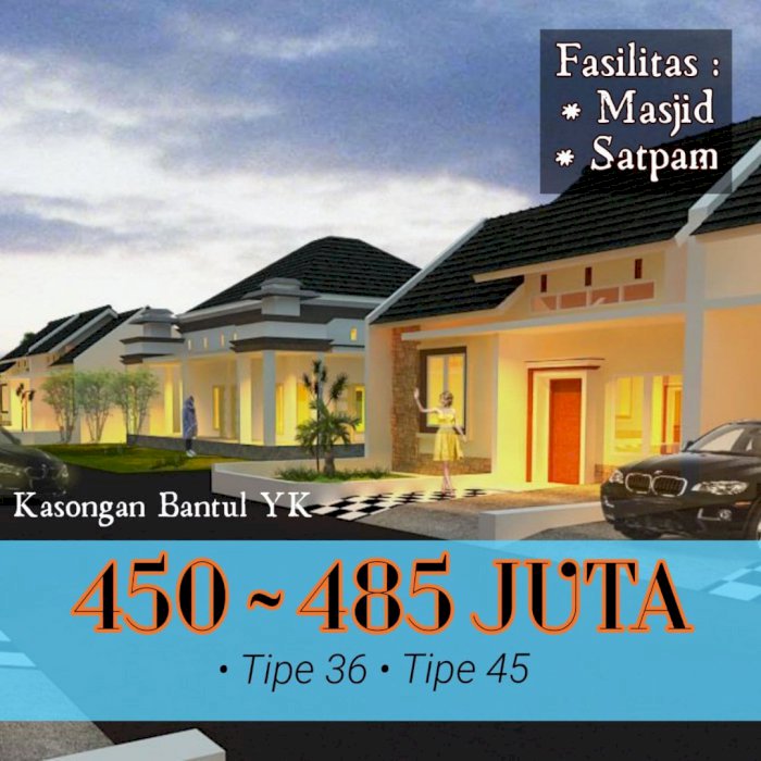 perumahan fasilitas masjid, satpam Jogja selatan dekat kampus UMY