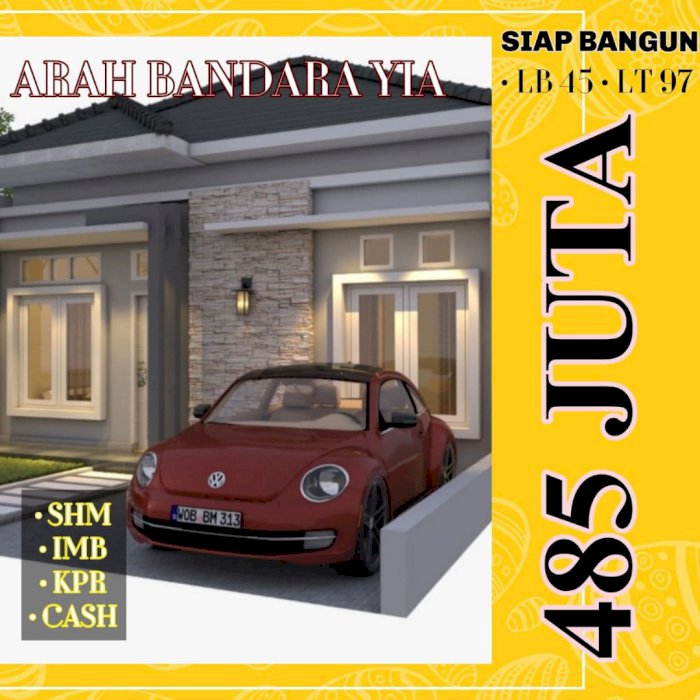 rumah cluster 10 menit ke UNIV ISI JOGJA