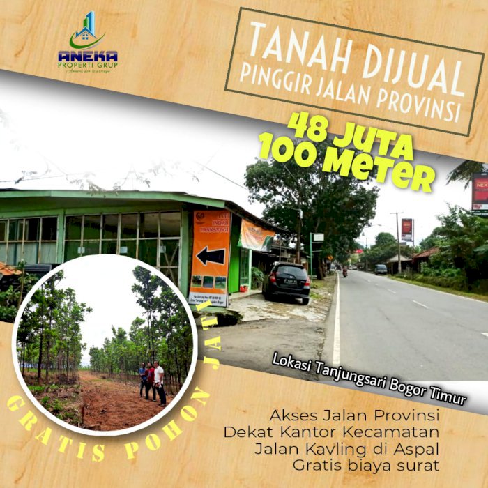 DIJUAL CEPAT KAVLING JATI INDAH TRANSYOGI PINGGIR JALAN  BISA DIBANGUN