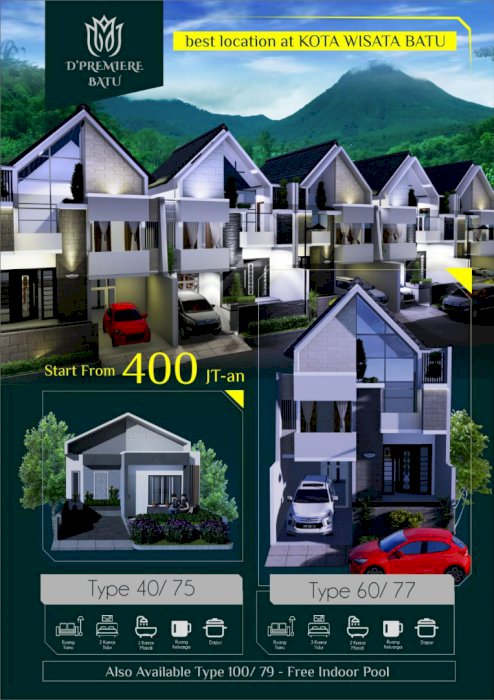 Rumah nyaman dengan view ygang mengesankan